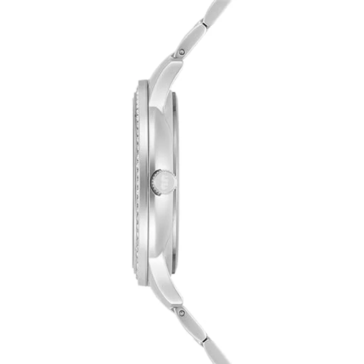 Rhodenwald & Söhne Damen Uhr analog Quarz Multifunktion(en) mit Edelstahl Armband Silber Verziert mit Kristallen 10010436 – Bild 2