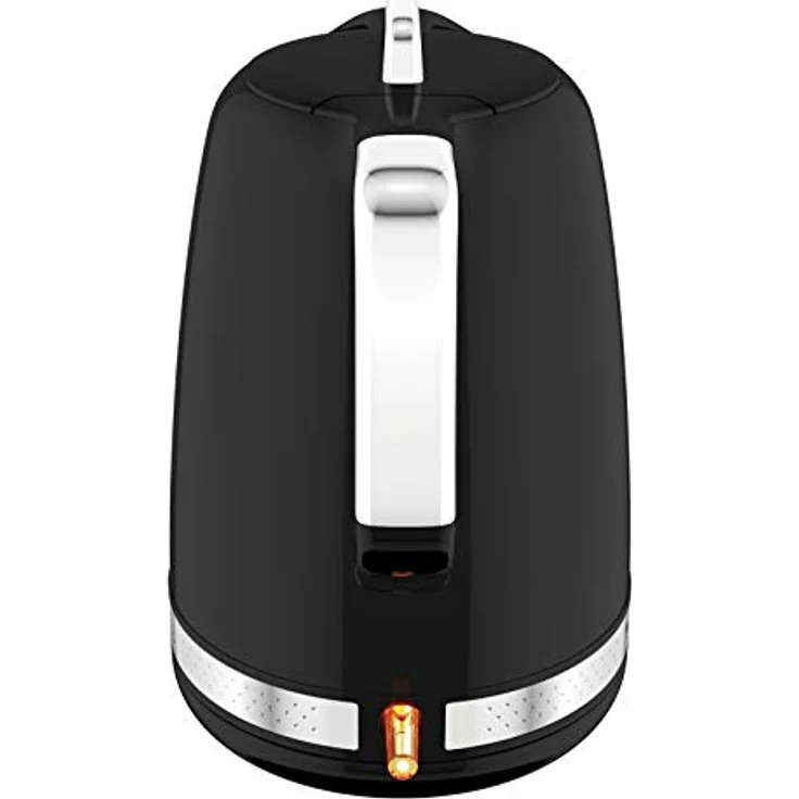 Moulinex Soleil Schwarz Elektrischer Wasserkocher, kabellos, Kapazität 1,7 l, Basis drehbar um 360 ° verdeckter Widerstand 2 Wasserstufen BY320B10 – Bild 7