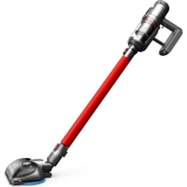 PUPPYOO T12 Pro Rinse Hand-und Stielstaubsauger und -wischer (nass/trocken), 3 Modi, 585,00 W, beutellos, 70min. Laufzeit, 4 LED-Frontleuchten, 185AW, 30kPa, 8 * 3000mAh