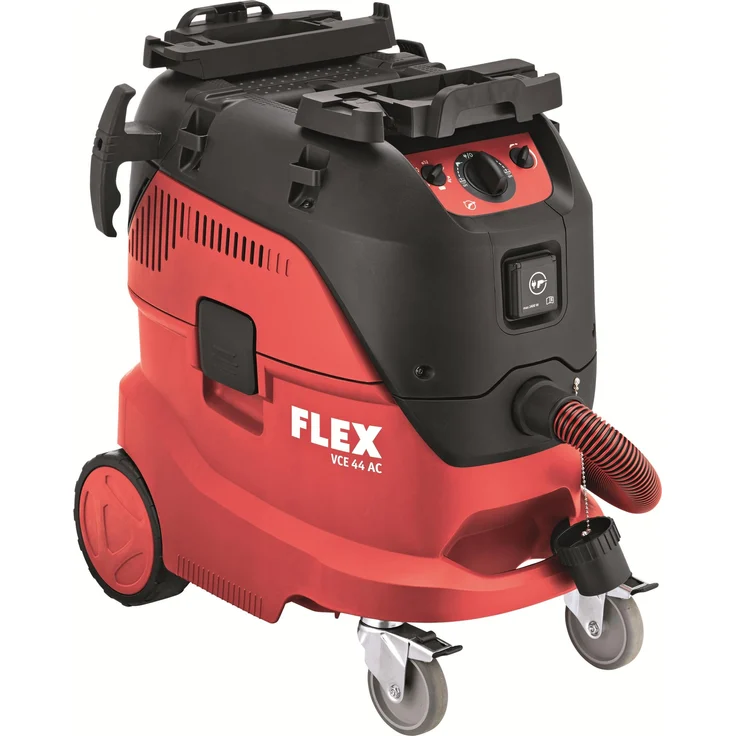 Flex VCE 44 M AC, Sicherheitssauger 1400 W mit 42 l Behälter, automatische Filterabreinigung und Antistatik-Ausrüstung