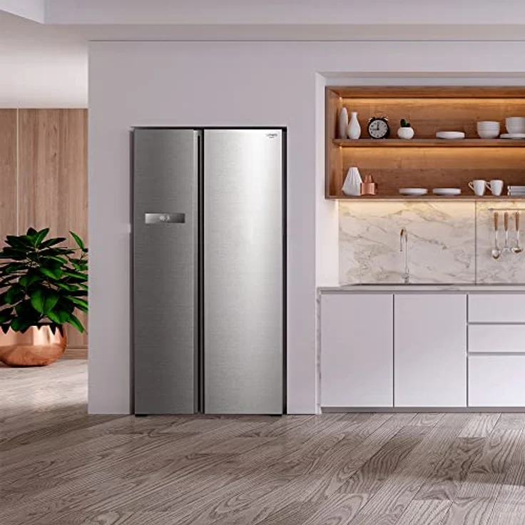 Cecotec Bolero CoolMarket SBS 592 Inox, Amerikanischer Kühlschrank 2 Türen, 592 Liter, Invertermotor, Nicht-Frost, Ultraschnelles Einfrieren, Energieeffizienzklasse E – Bild 5
