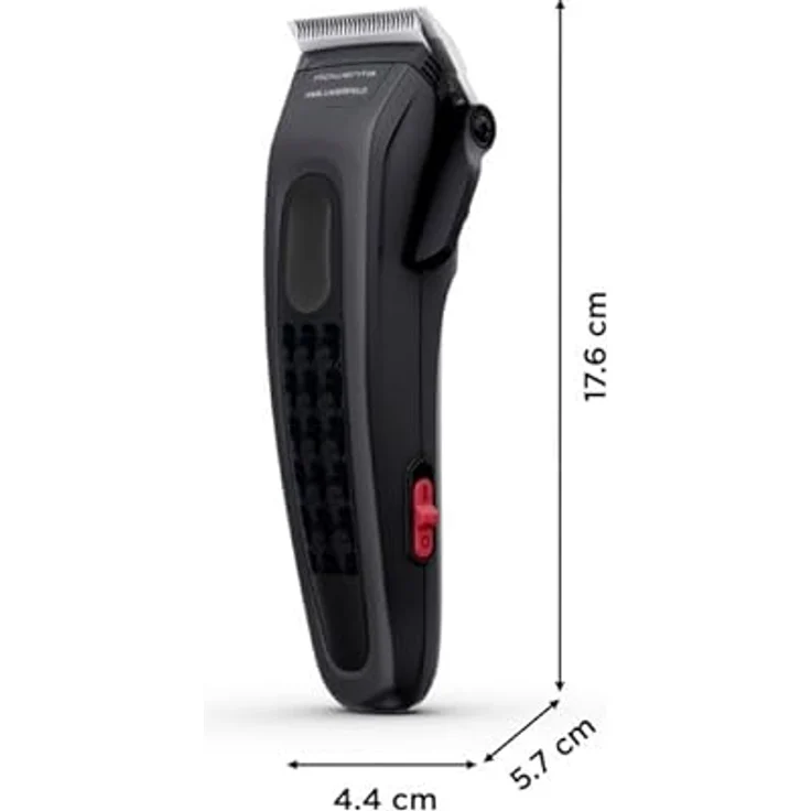 Rowenta X Karl Lagerfeld Perfect Line Clipper TN152LF0, Rechargeable, Corded, 1-25 Mm, Black/Red – Bild 5