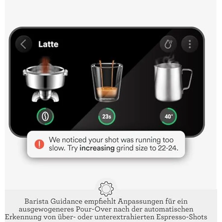 Sage the Oracle Jet Trüffelschwarz Halbautomatische Espressomaschine – Bild 9