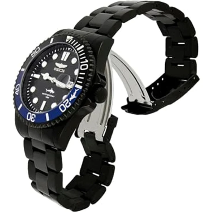 Invicta Pro Diver Edelstahl Herren Quarzuhrwerk 43mm, mehrfarbig, exklusiv Lateinamerika – Bild 2