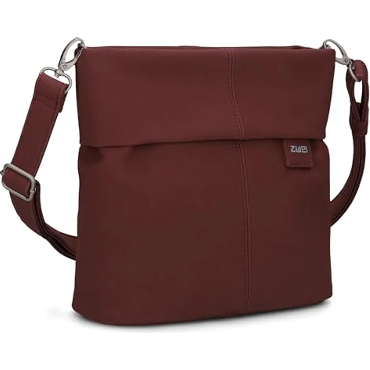 Zwei Mademoiselle.M Schultertasche, 25 cm, edle Umhängetasche in klassischem Design