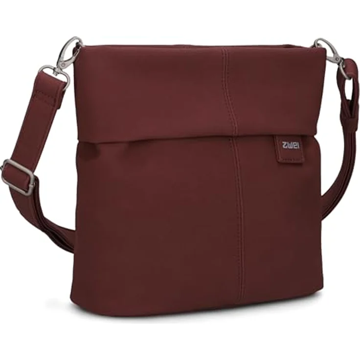 Zwei Mademoiselle.M Schultertasche, 25 cm, edle Umhängetasche in klassischem Design – Bild 1