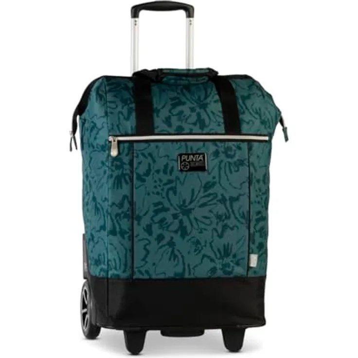 Punta Big Wheel Einkaufstrolley, 62 cm, petrol-dunkelgrün, 100% Polyester, praktische Einkaufslösung