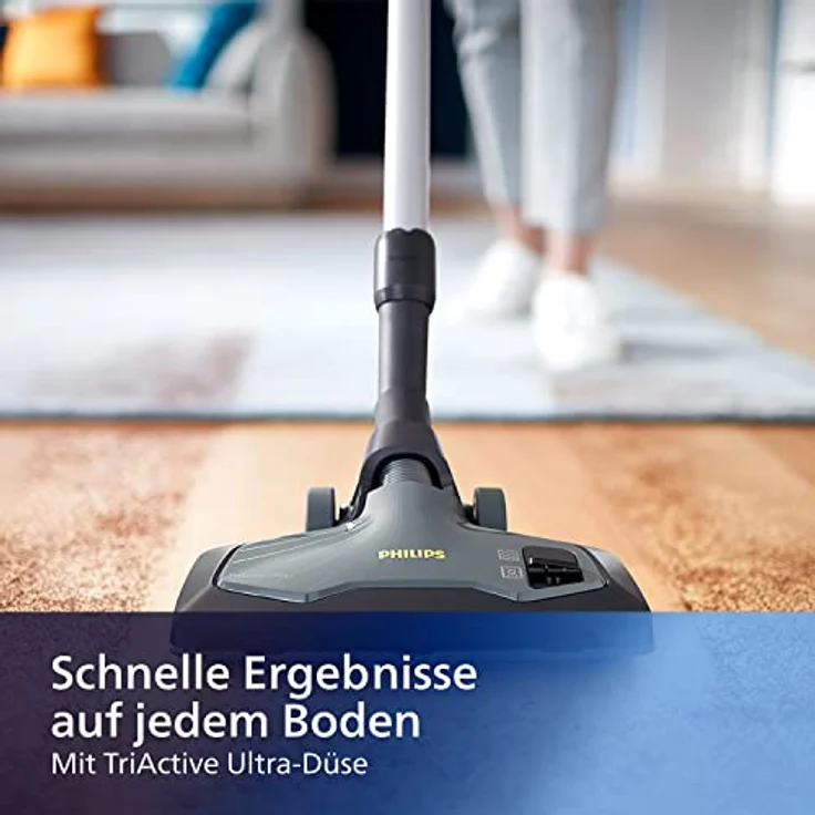 Philips 9000serie Marathon Ultimate (650 W, 2,2 L Staubvolumen, integriertes Zubehör) XB9154|09, Beutelloser Staubsauger, schwarz – Bild 6