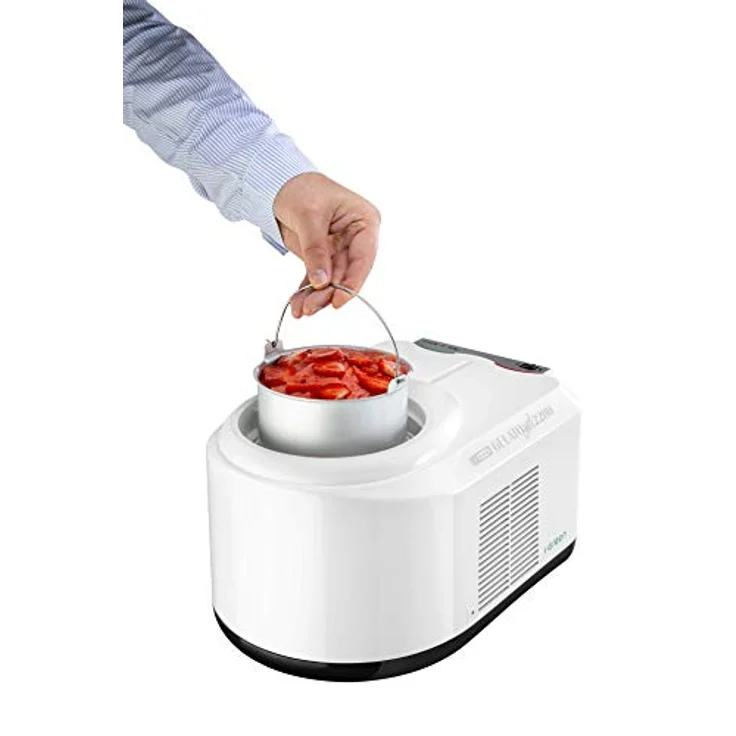NEMOX Gelato Chef 2200 I-green Eismaschine mit Kompressor, Eis für 8-10 Personen, 800g Eis, weiß – Bild 5