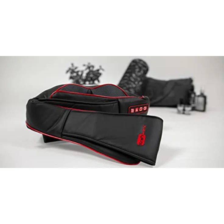 Kraftwerk® Kabellos Shiatsu Massagegerät | Nacken Rücken Schulter Massage & Infrarot Heizung | 3D rotierender Shiatsu Massagegürtel | Rückenmassagegerät & Nackenmassagegerät mit Wärme – Bild 4