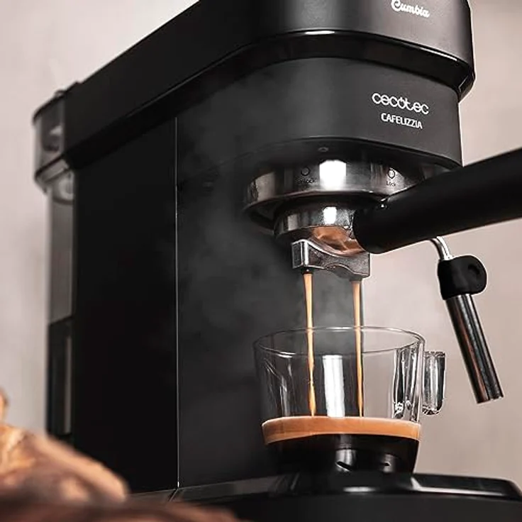 Cecotec Cafelizzia 790 Black Espressomaschine, Siebträgermaschine, mit Dampfdüse, schwarz – Bild 3