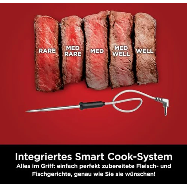 Ninja OL750EU Multikocher, 1760 Watt, 7,5 Liter, 14 Garfunktionen, SmartLid, edelstahl – Bild 3