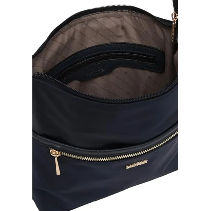 L.Credi Alena Umhängetasche 26 cm, langlebiges Polyester, abnehmbare verstellbare Tragegurte, Reißverschluss- und Außentaschen – Bild 5