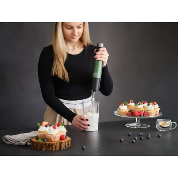 eta Stabmixer ETA321990030, 1000 W, mit 9-stufiger Geschwindigkeitsregulierung und Edelstahlmessern, schwarz – Bild 3