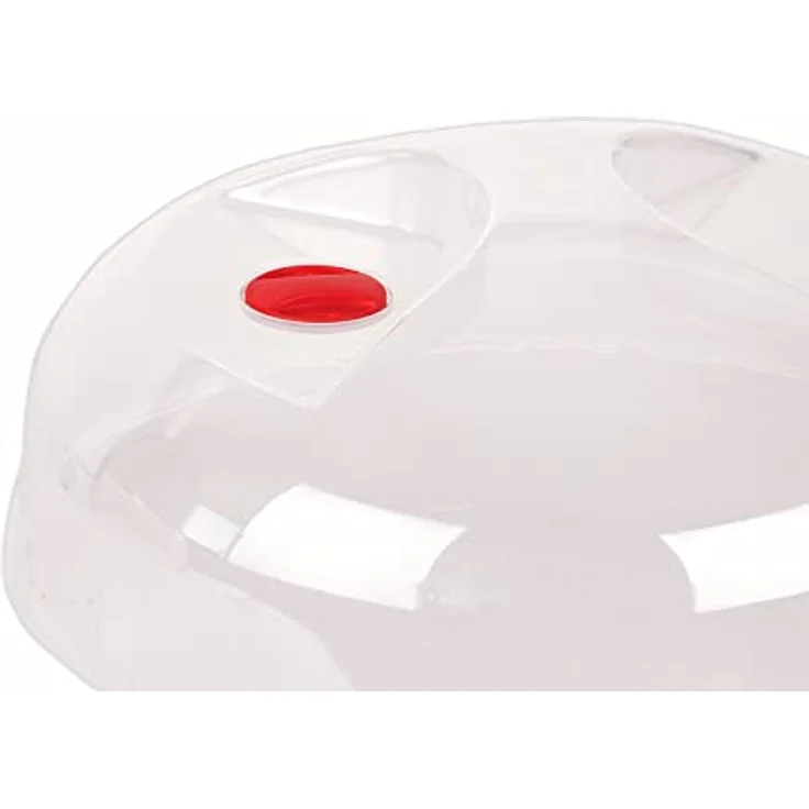 Heidrun Mikrowellen-Abdeckhaube, Ø 30 cm Höhe 10 cm, Kunststoff, transparent, 30 x 30 x 10 cm – Bild 2