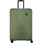 Pack Easy Flow L 75 cm, 4 Rollen Trolley mit Dehnfalte, grün, 100% ABS