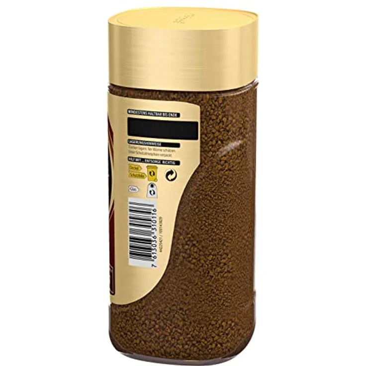 Nescafé Gold Original, löslicher Kaffee, 10er Pack (10 x 100 g) – Bild 4