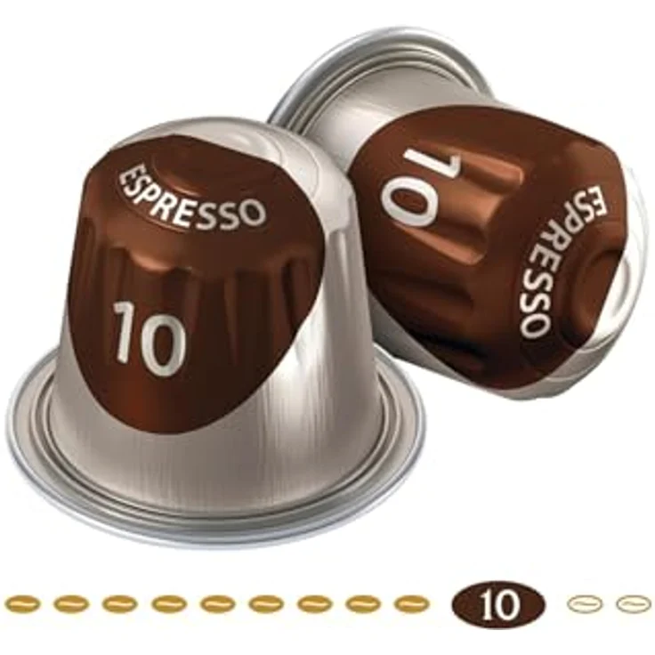 Jacobs Espresso 10 Intenso, Kaffeekapseln, Nespresso Kompatibel, Kaffee, 100 Kapseln, á 5.2 g – Bild 3