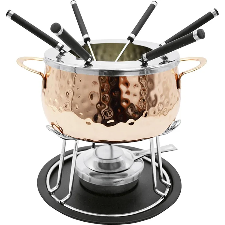 Mäser Fondueset Kupfer 11tlg., Fondue Set, Kupfer