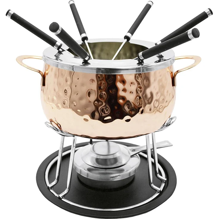 Mäser Fondueset Kupfer 11tlg., Fondue Set, Kupfer