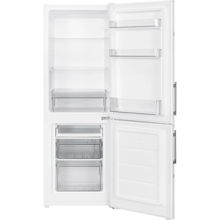 SEVERIN DT 8770 Kühl-Gefrier-Kombination, 121 Liter Kühlinhalt, 52 Liter Gefrierinhalt, Energieeffizienzklasse C, Farbe: weiß