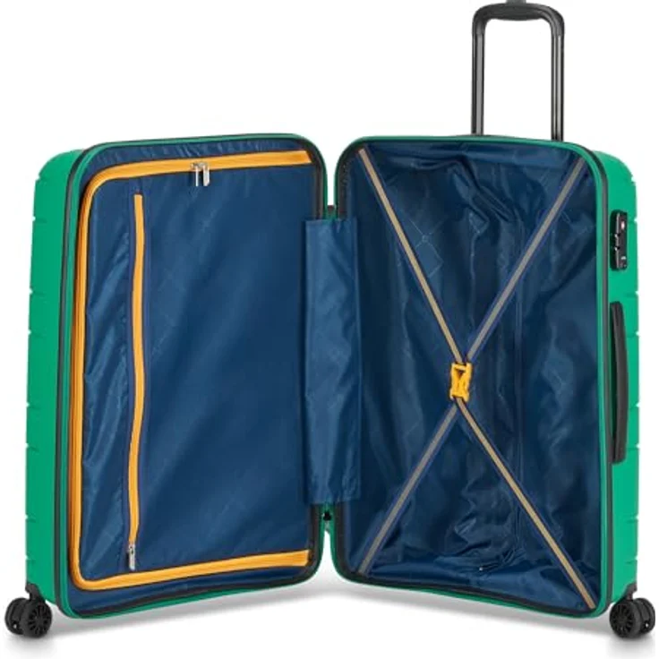 MODO by Roncato Supernova 2.0, 2-teiliges Kofferset mit 4 Rollen, grün, 100% Polypropylen, 45 cm x 26 cm x 66 cm – Bild 7