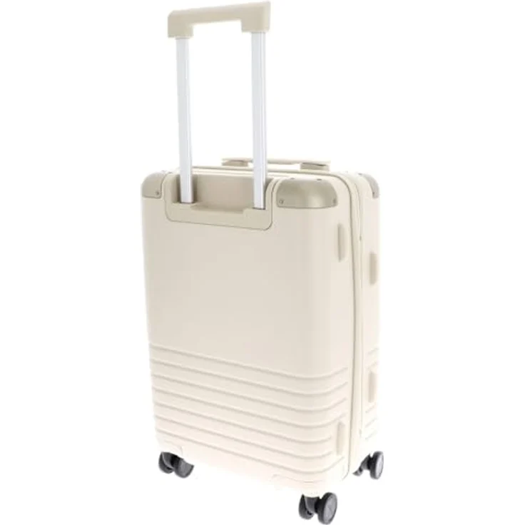 Kapten & Son Heathrow Kabinentrolley, 4 Rollen, 55 cm, beige, 100% Polycarbonat, 38 x 20 x 55 cm – Bild 4