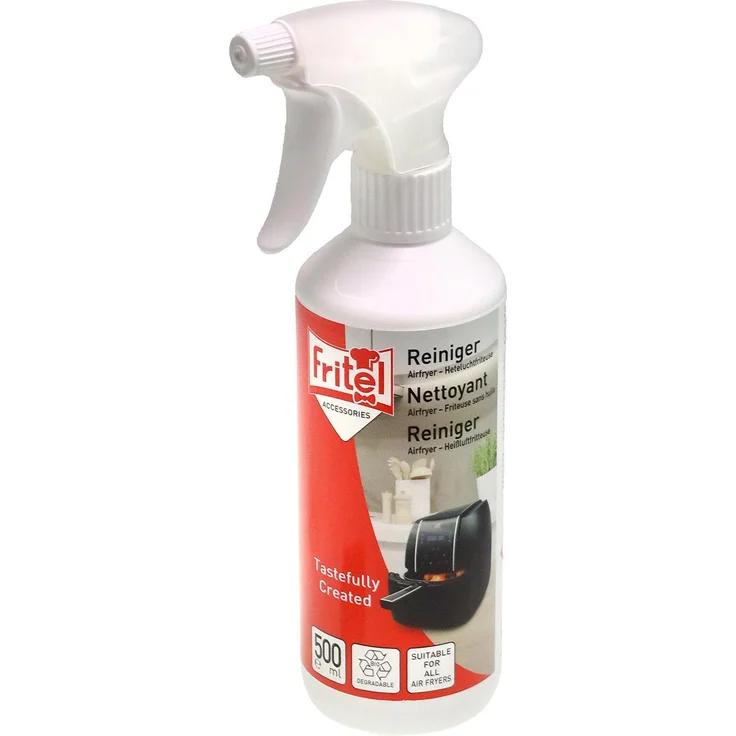 Fritel 135618 Reinigungsmittel für Friteusen, 500 ml, passend für SnackTastic 8180 DUO, Schwarz, Rot, Weiß
