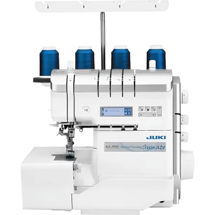 Juki MO-3500 Sumato, Overlock-Nähmaschine mit automatischer Fadenspannung und Fadenschneider
