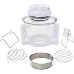 vidaXL Halogenofen Heissluftofen mit Erweiterungsring 800W 10L Halogenoven