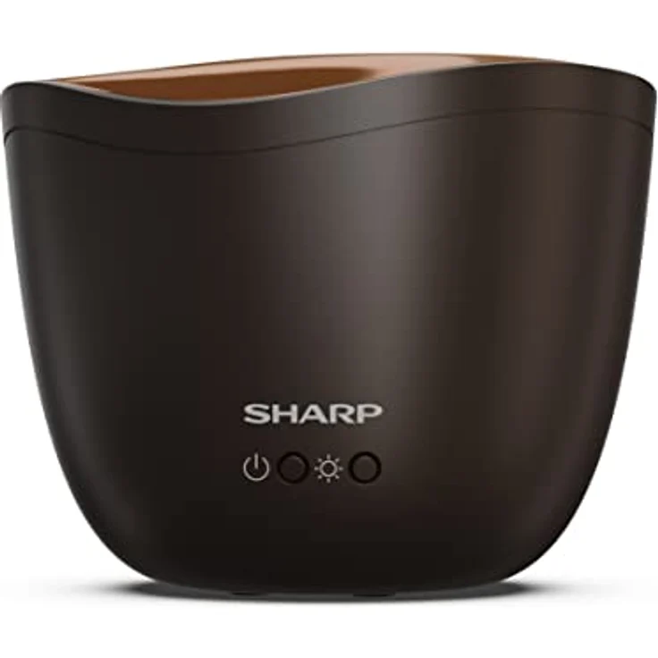 Sharp Diffuser Ultraschall Aroma Zerstäuber, Elektrische Duftlampe mit bernsteinfarbenem Lichteffekt – Bild 6