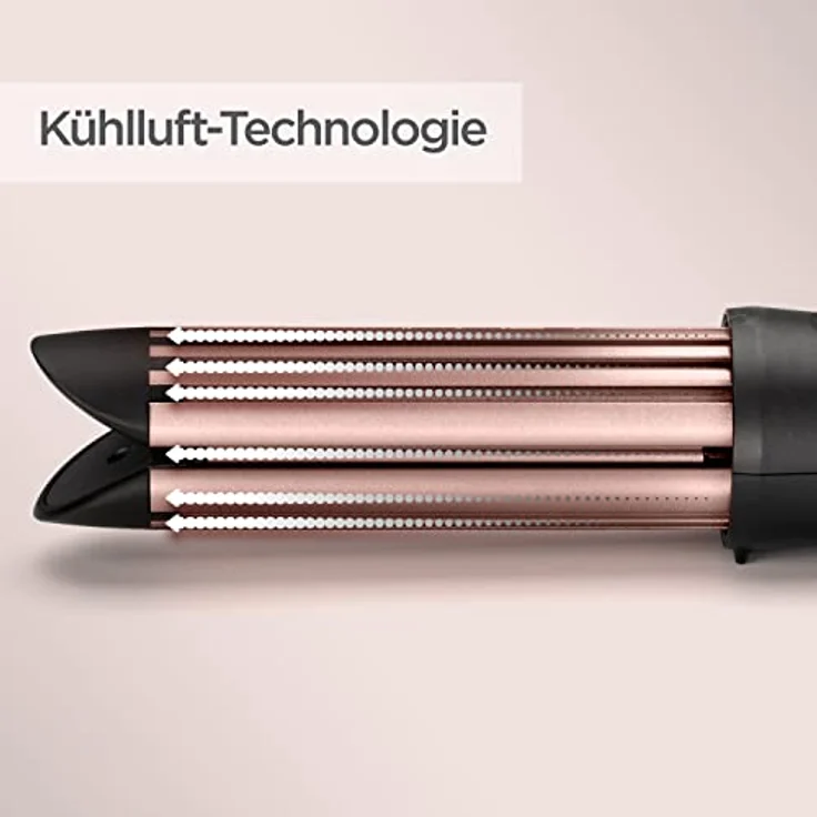 BaByliss Curl Luxe Styler C112E Quartz-Keramik, 36 mm für große Engelslocken, schwarz-roségold – Bild 3