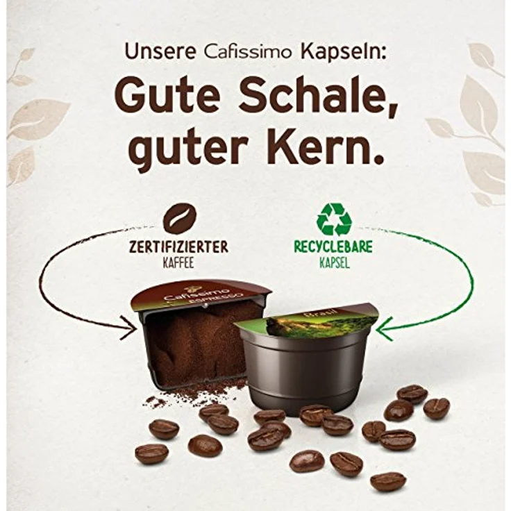 Tchibo Cafissimo "milk" Kapselmaschine für Kaffee, Espresso, Caffè Crema, Rot, mit integriertem Milchsystem und energiesparender Abschaltautomatik – Bild 7