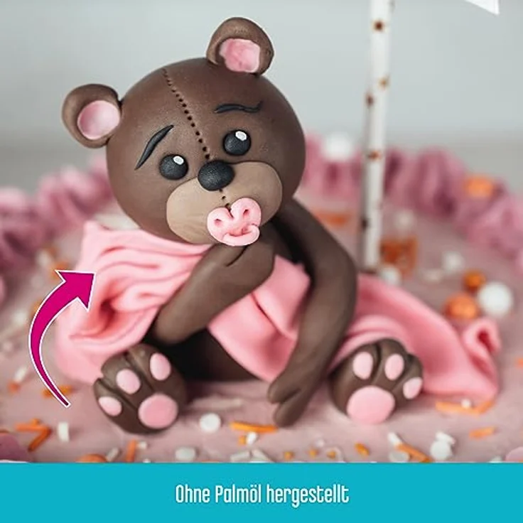 Rollfondant Pink 250 g – Bild 4