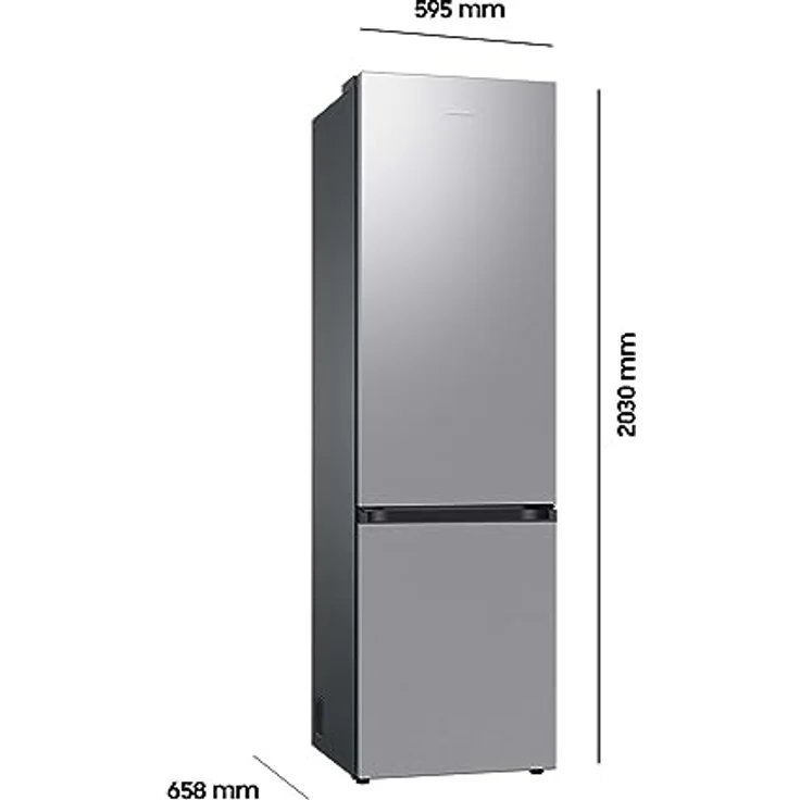 Samsung RL38C600CSA/EG Kühl-/Gefrierkombination, 203 cm, 390 ℓ Gesamtvolumen, 114 ℓ Gefrierteil, AI Energy Mode, No Frost+, SpaceMax, Edelstahl Look – Bild 3