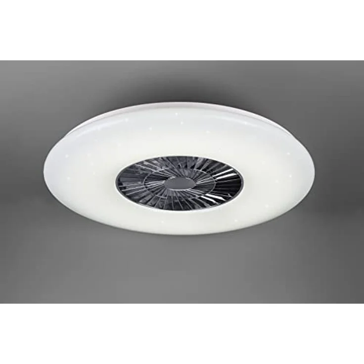 Reality Leuchten LED Deckenventilator, Sterneneffekt , Fernbedienung, D 75 cm, VISBY – Bild 3