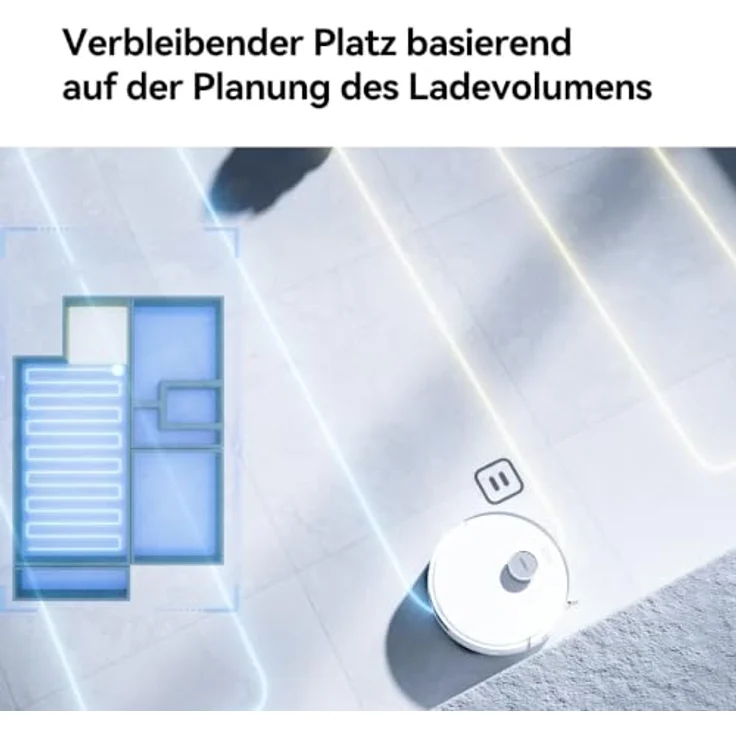 "Imou Nass-Trocken-Saugroboter RV3 2-in-1 Roboter Staubsauger mit Wischfunktion und Reinigungsstation, inkl. ausziehbarem Mopp, IMOU-SENSE KI-Algorithmus, extrastarke 8500 Pa Saugkraft, leistungsstarker 6400 mAh Akku, LIDAR-Mapping, automatische Teppicherkennung" – Bild 7