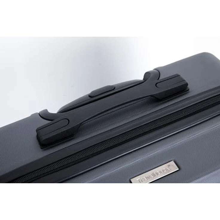 Travelhouse Bali Stabiler Koffer-Set 3tlg. Trolley Koffer Reisekoffer Grau ABS Hartschale Kofferset 4 Rollen TSA Kombinationsschloss – Bild 5