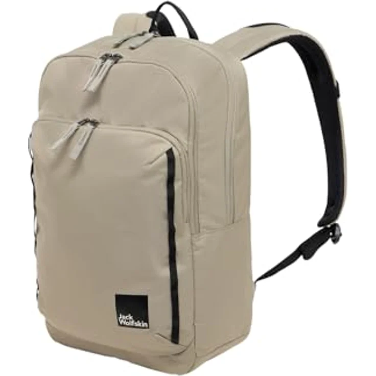 Jack Wolfskin Daypack TERRACADE, 24 Liter Rucksack mit gepolsterter Laptophülle und CROSSRIP 300D RE, schwarz – Bild 1