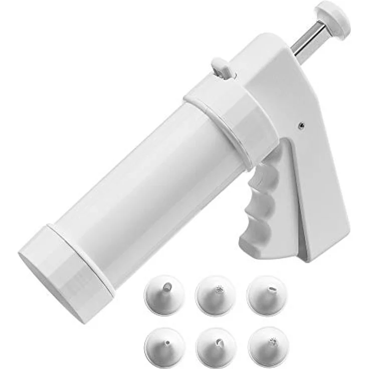 KAISER Gebäckpresse 200 ml Ptisserie 10 Designscheiben 6 Garniertüllen einfache Einhand-Bedienung – Bild 6