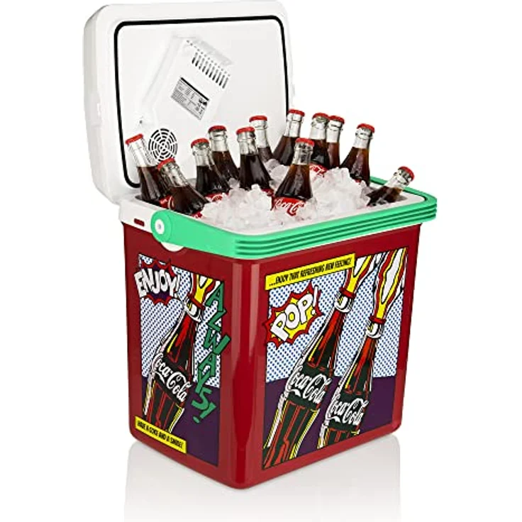 CUBES Getränkekühlschrank Cubes HC 166 E, HIGHCUBE Coca Cola, eingebrannter Lack, 115 l Nutzinhalt, Energieeffizienzklasse E – Bild 2