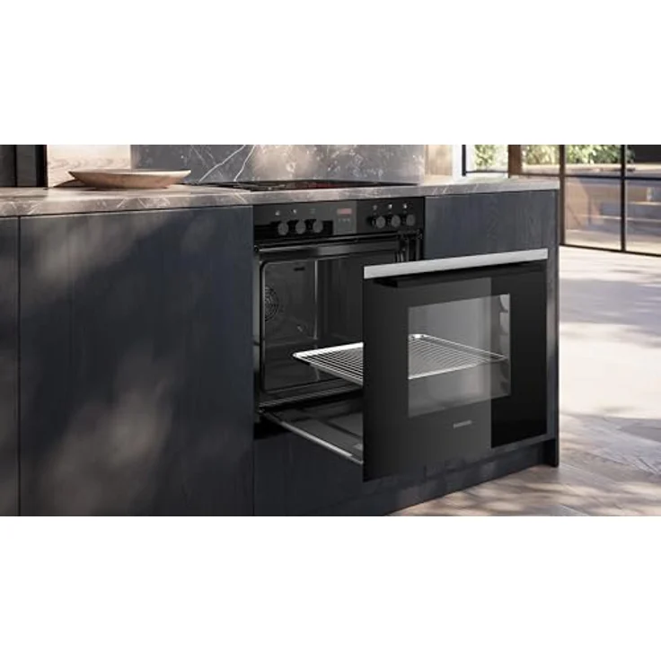 Siemens EQ211KB11 Herdset, HE213BBS3 Backofen mit AquaStop® und EA64RGNA1E Kochfeld, Edelstahl – Bild 8