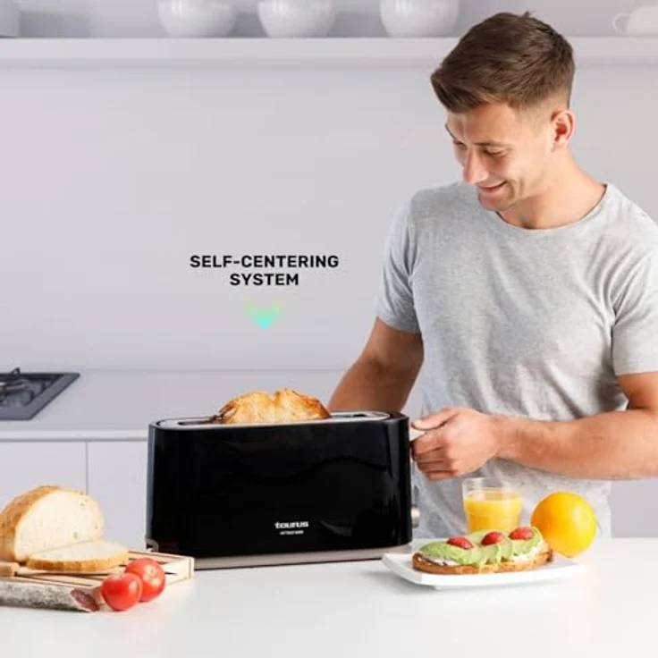 Taurus Toaster MY TOAST NERO 1000 W, Schwarz – Bild 7