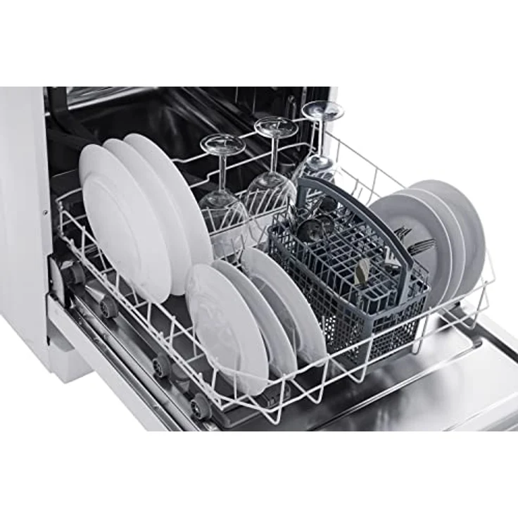 Respekta Geschirrspüler freistehend 60 cm weiß/Spülmaschine mit flexiblen Besteckkorb / 5 Programme/Startzeitvorwahl / 12 Maßgedecke / GSPS60V / leise 52 dB – Bild 5