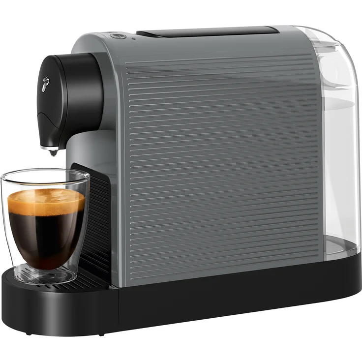 Tchibo Cafissimo „Pure plus“ Kaffeemaschine Kapselmaschine für Caffè Crema, Espresso und Kaffee, 0,8l, 1250 Watt, Grey – Bild 1