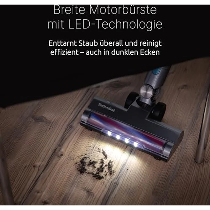 TechniSat TECHNIMAX AS2 Akku Staubsauger, 60min Laufzeit, 30kPA Saugleistung, HEPA Filter, leichtes Design – Bild 6