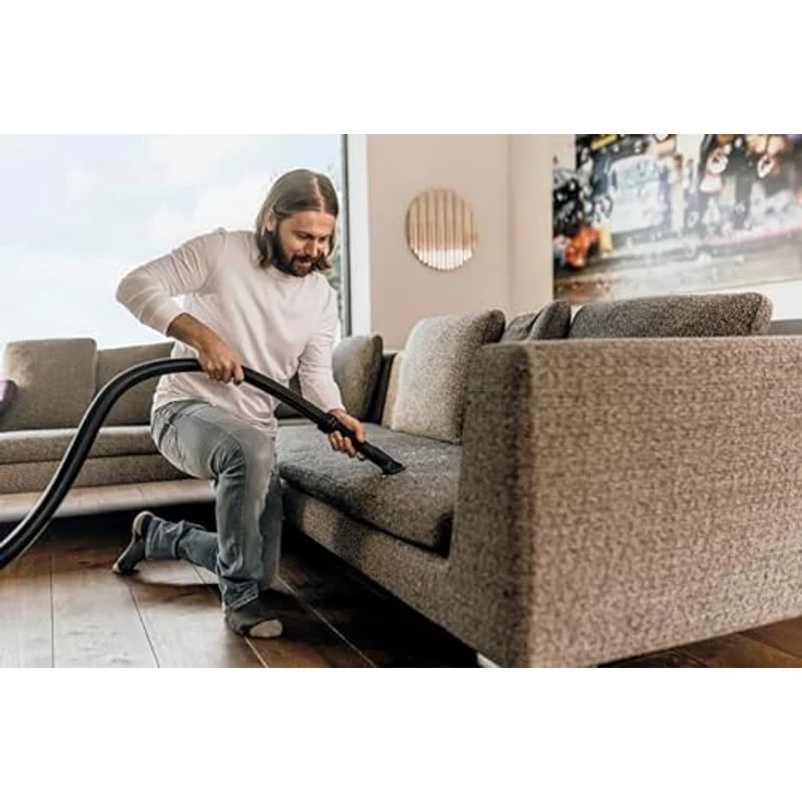 KÄRCHER Beutelloser Staubsauger Kärcher WD2 HOME 1000 W, 1000 W, Gelb, mit leistungsstarkem 1000-W-Motor und vielseitigem Zubehör – Bild 3