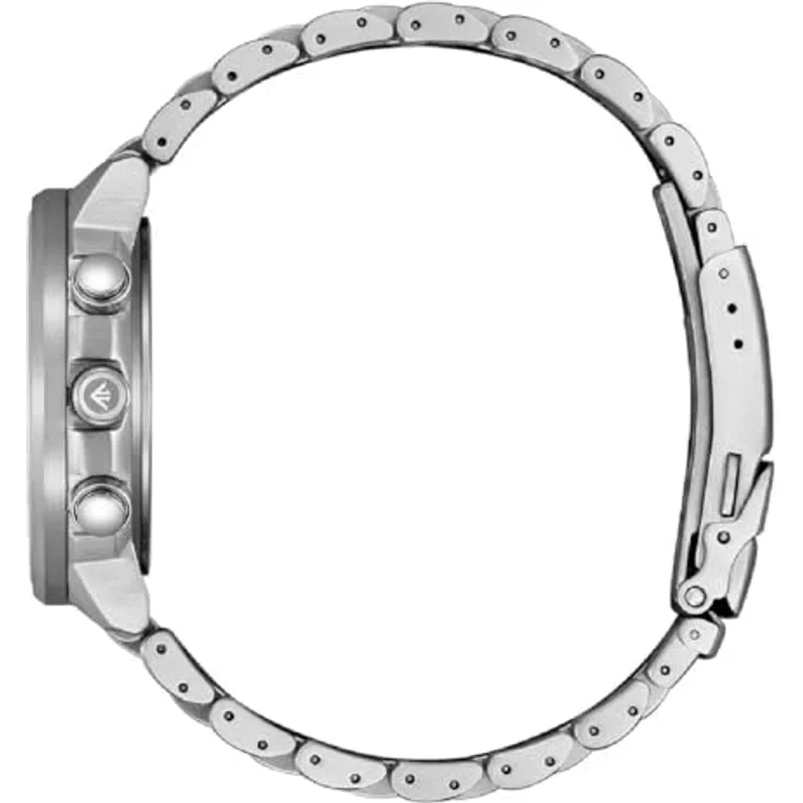 Citizen AT8300-58L Promaster Navihawk A-T, Herrenuhr Edelstahl mit solarbetriebenem Chronograph, blaues Zifferblatt, 20 ATM wasserdicht – Bild 3