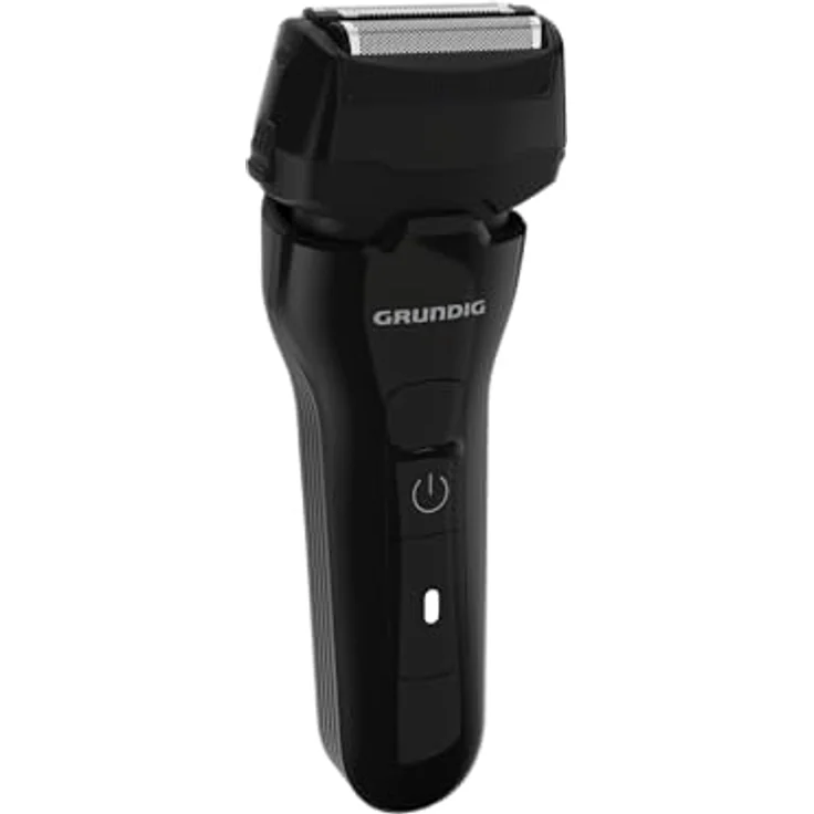 GRUNDIG MS 6330 Herrenrasierer, 60 Min Betriebszeit, Ausklappbarer Langhaarschneider, 3-fach Schneidsystem, Gehäuse aus 74% recyceltem Kunststoff, Weltweite Nutzung, Schwarz – Bild 4