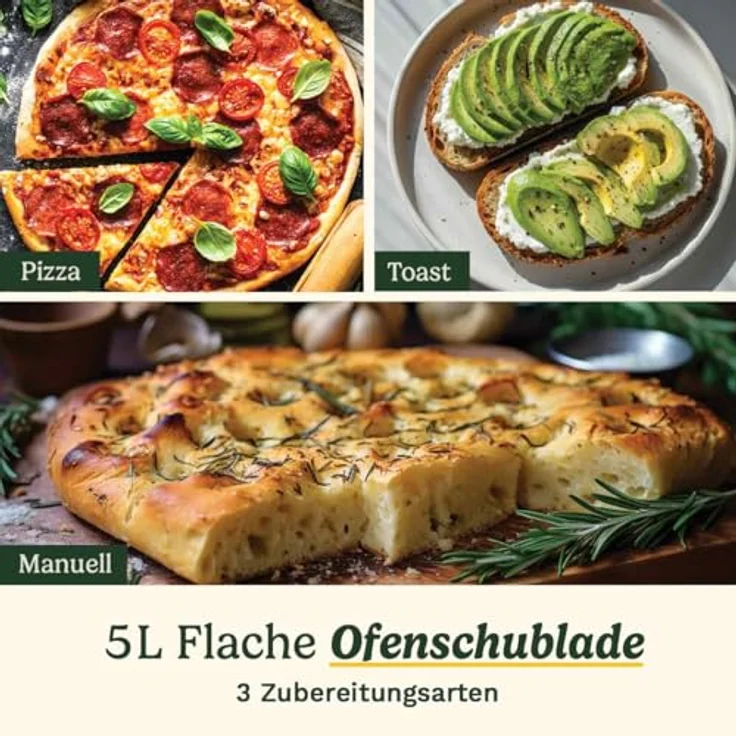 Cuisinart Tri Zone 13,6L Heißluftfritteuse & Ofen, PFAS-frei, 3 Zonen, 2×4,3L Körbe + 5L Schublade, 9-in-1: Frittieren, Backen, Grillen, Dörren, Pizza, Toast, Sync & Match – Bild 4